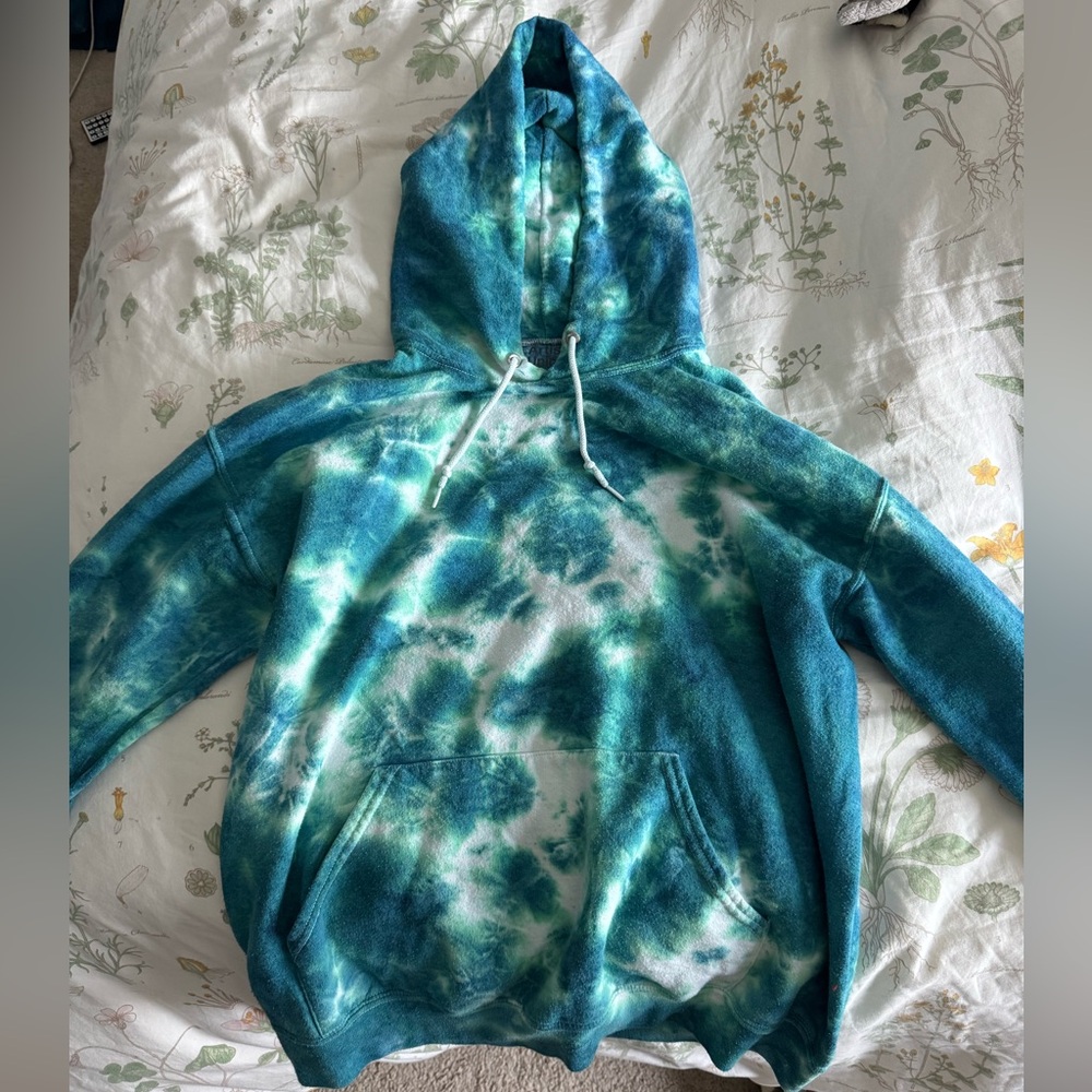 Artist Union Clothing Co. Blue Tie-Dye Hoodie